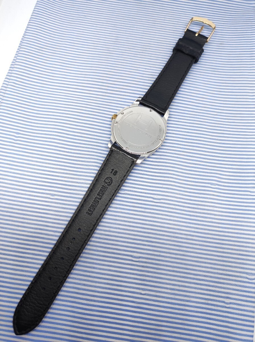 Hamilton Jazzmaster Gent Quartz Wristwatch Sapphire Crystal 34mm Serviced image 6