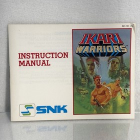 Ikari Warriors 1⭐️NICE Complete CIB 3 Screw Hangtab ⭐️Nintendo NES Original Box
