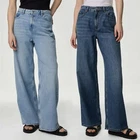 M&S Womens Slouchy Wide Leg Jeans