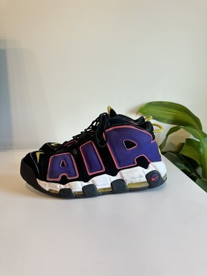 Nike Air More Uptempo 96 Black Court Purple DZ5187-001 Men's US 13 