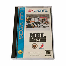 EA Sports NHL '94 (Sega CD) w/ Manual & Case NTSC-U/C 1994 GA Hockey