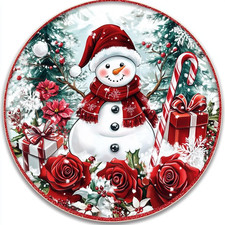 3 Pack Christmas Tree Hanging Ornaments Set, round Acrylic Christmas Ornaments,