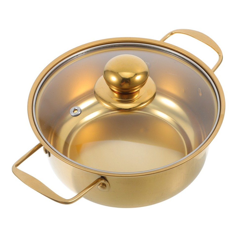PENTOLA PER ZUPPA cucina istantanea alluminio giallo coreano ramen
