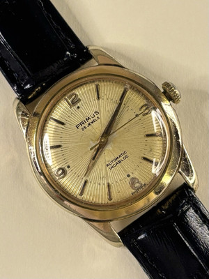 PRIMUS Automatic Vintage 1960 s Men s Gold Watch��
