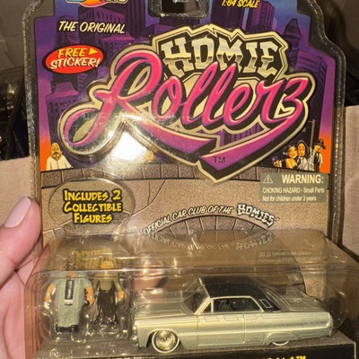 1/64 HOMIE 64 インパラ ローライダー jada デイトン VTG JADA HOMIE ROLLERZ '64 CHEVY IMPALA/ICE BLOCK & GATO FIGURINES