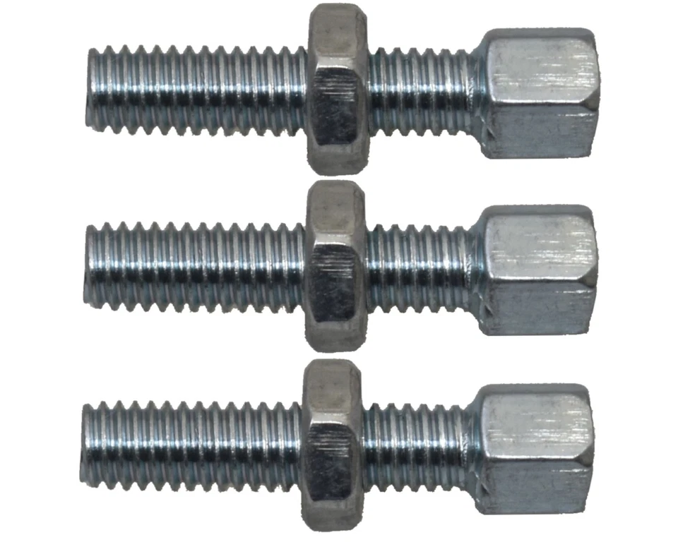3 x Stellschraube Einstellschraube f. Motorrad Moped Bowdenzug Sechskant M6x32mm - Bild 1 von 1