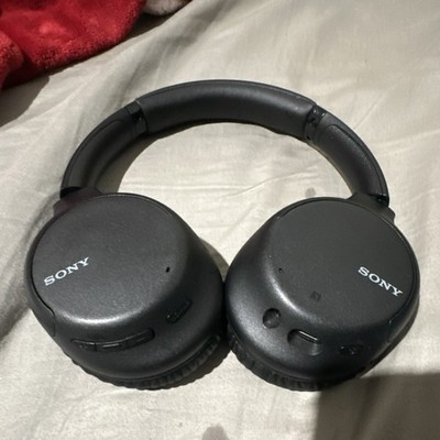 Sony Wireless Bluetooth Over-Ear Headphones Black Built-In Mic