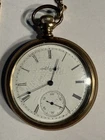 Elgin antique pocket/pendant watch Hunter case gold filled circa 1900