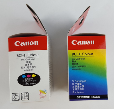 Canon biカートリッジ　BC11e カラー　BCI 11 カラー 2 Packs Genuine Canon BCI-11 Color Ink Cartridge BJC-50 70 80 85