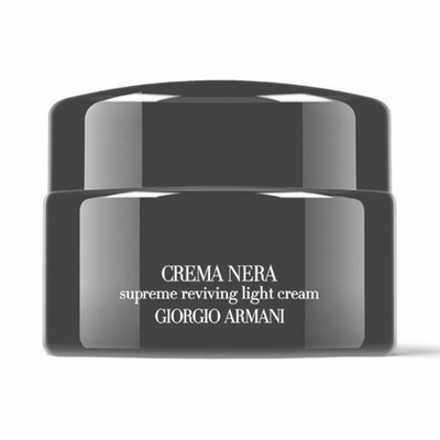 GIORGIO ARMANI Crema Nera Supreme Reviving Light Cream Moisturizer Black