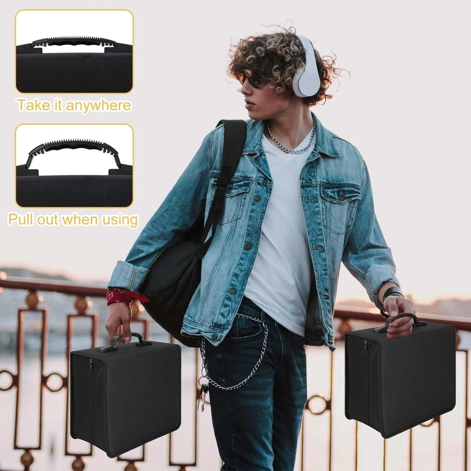 2Pack 400 Capacity DVD Binder Case CD Wallets Storage Organizer Holder Booklet