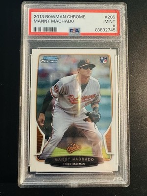 Manny Machado 2013 Bowman Chrome #205 (RC)