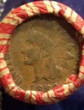 Full Roll of Full Date Indian Head Pennies: PRE 1900 by US Mint