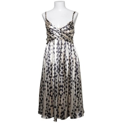 Zara Basic, Kleid, Größe: L, Beige/Schwarz, Elasthan/Polyester, Damen #ydB