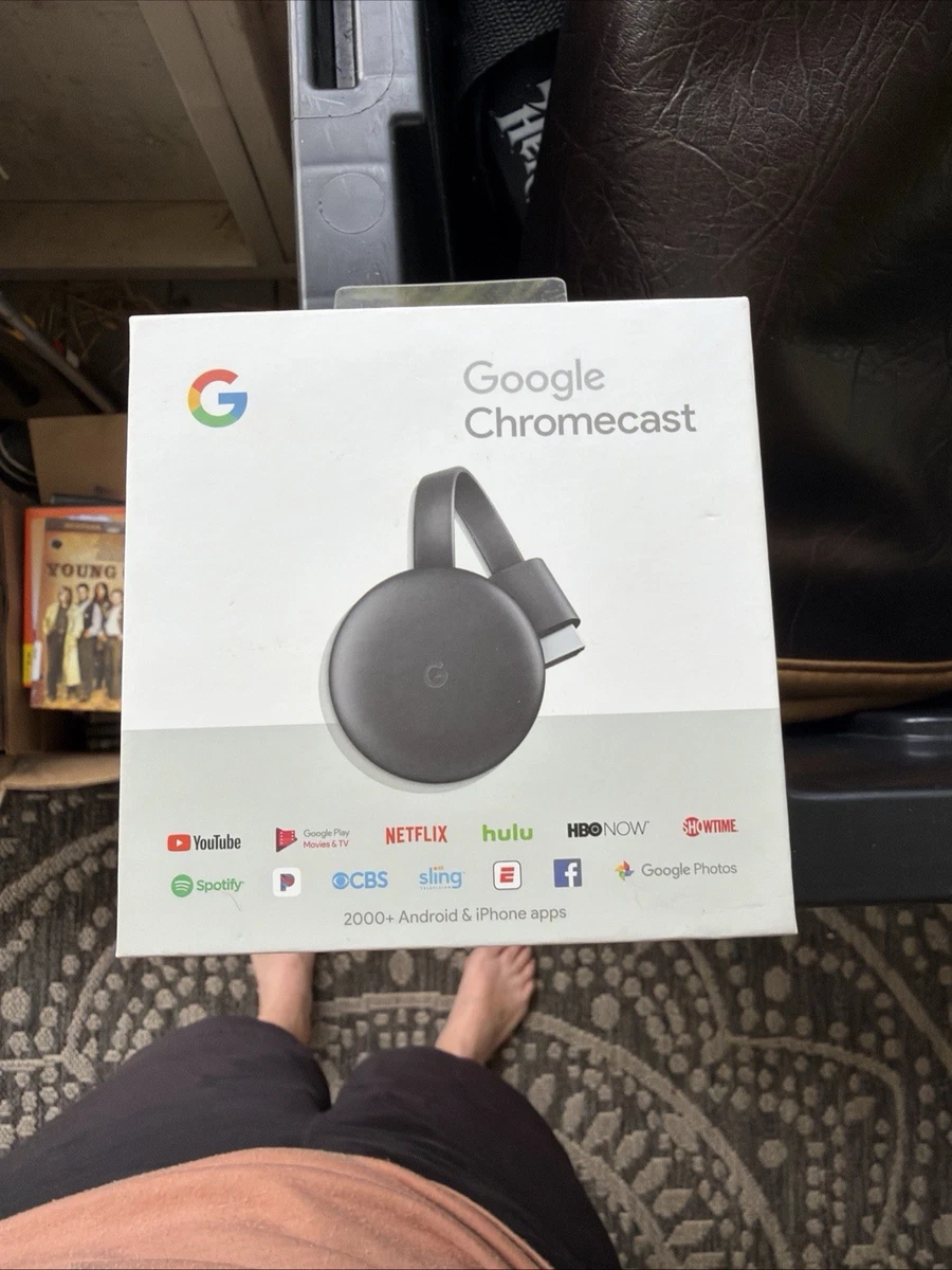 Google Chromecast (3rd Generation) Wi-Fi HDMI Media Streamers for
