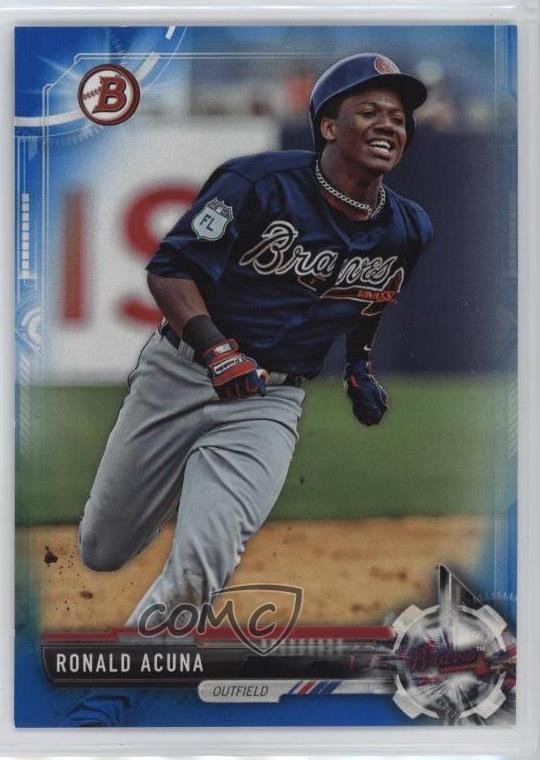 2017 Bowman Draft Blue 5/150 Ronald Acuna Jr Ronald Acuna #BD-39 02d2