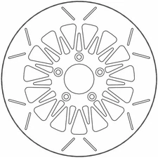 Moto-Master Brake Rotor - Front Right/Front Left - Rialto 110635-PU
