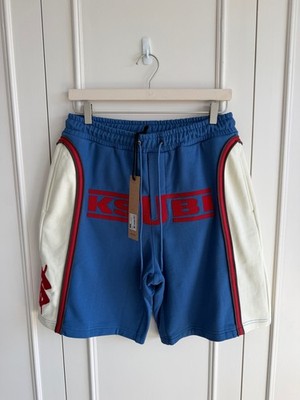 new Ksubi mens zoom trak short blue shorts medium 32 34