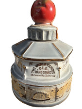 De colección Jim Beam World Famous Band Stand Ensaladera Monterey Bay Whisky Decantador
