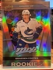 2025-26 MVP Silver Collection Hockey. Braeden Cootes. Rookie SP. #260.