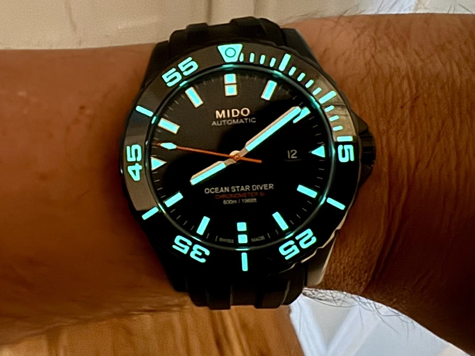 MIDO Mido Ocean Star Diver 600 automático M026.608.37.051.00 SS PVD - Imagem 4 de 4