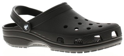 Crocs Herren Strand Sandalen Clogs klassische Slipper schwarz UK Größe