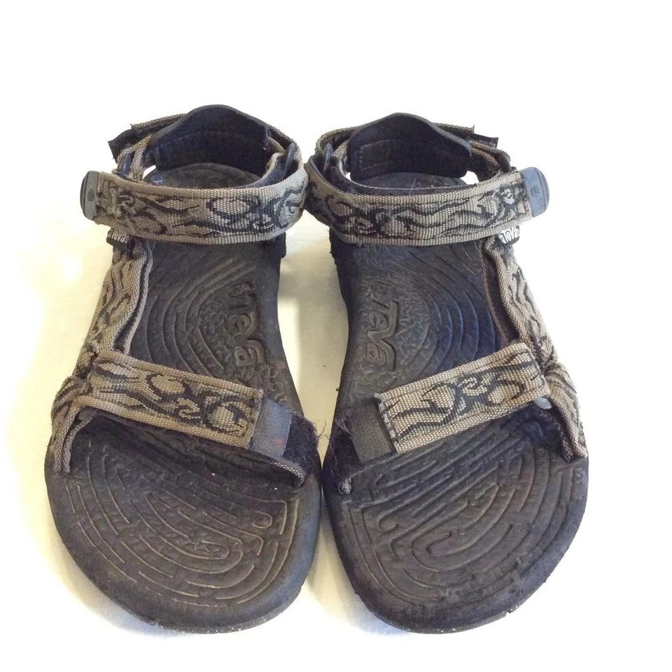 Teva Terradactyl Sandal Women Size 7 Grey Strappy Adjustable Outdoor Hiking Shoe - Image 2 of 4