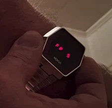 *Rare Vintage 1976 Novus Hexagon LED Watch National Semiconductor DOW Module*