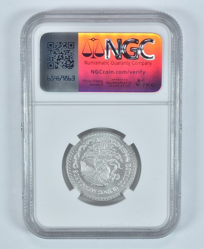 2023 Mo Mexico 1/4 Onza Silver Libertad MS69 NGC Brown Label *4760 - Picture 2 of 5