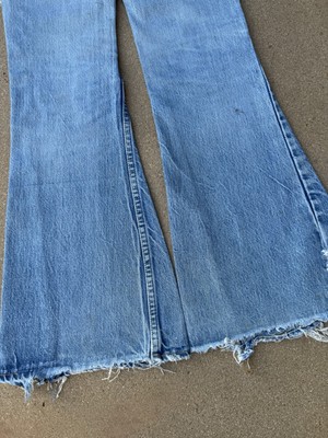 Vintage 70s Levi's 684 Big E Orange Tab Bellbottom Hippie