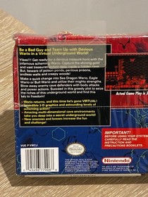 NWT Wario Land Virtual Boy Factory Sealed Walmart Price Tag