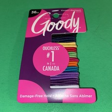 GOODY  MULTICOLOR   OUCHLESS   HAIR BANDS / 36 Ct.