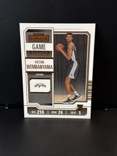 2023-24 Panini Contenders Bronze Game Ticket #11 Victor Wembanyama RC Mint