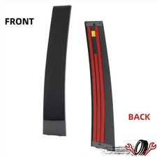 Fits For 2011-2021 Jeep Grand Cherokee Rear Left Door B Pillar Window Trim Black