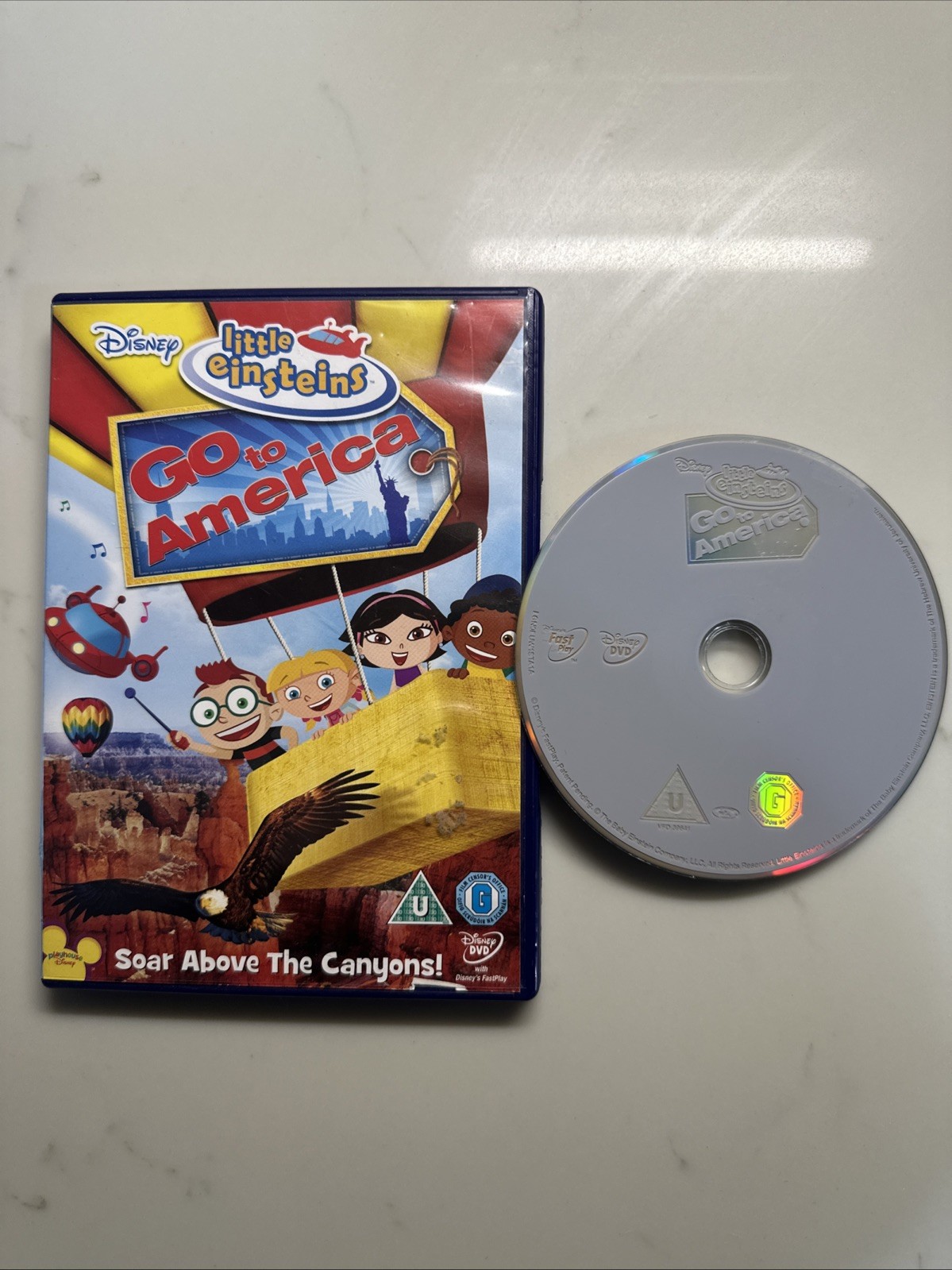Little Einsteins - Go To America Dvd # Uk Version Region 2