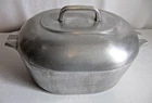 Vintage Wagner Ware MAGNALITE Aluminum Oval 8 Quart Roaster w/Lid 4265-P