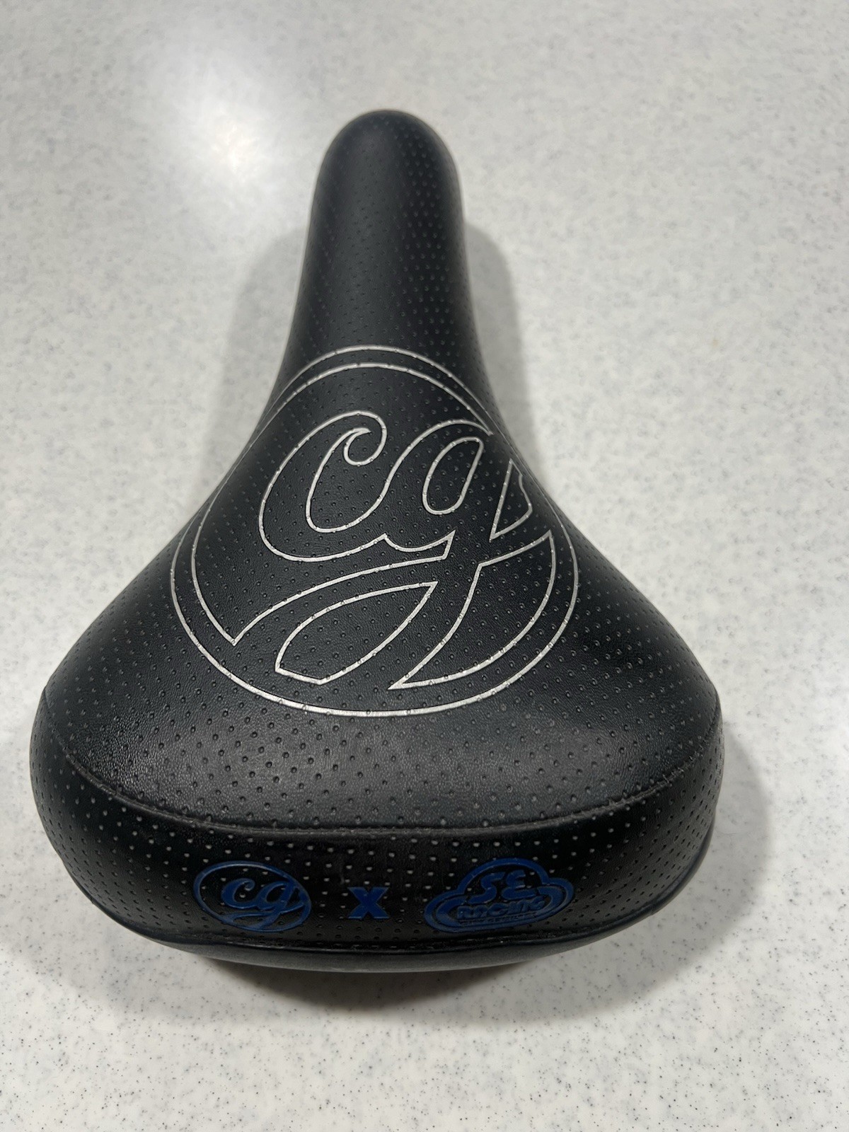 SE Bikes City Grounds Big Ripper CG BMX Seat Black Railed Bottle