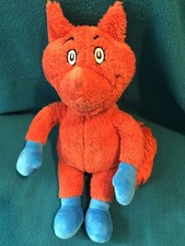 Dr Seuss FOX IN SOCKS Plush Stuffed Toy Kohl's Cares Orange Fox