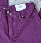 New With Tags Style & Co Straight Stretch Jeans Size 10  Deep Cranberry Purple — photo 2