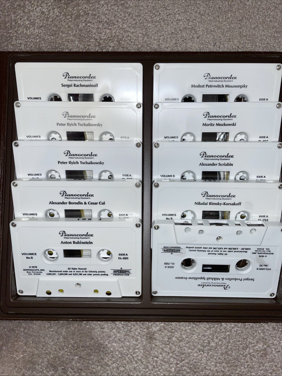 Pianocorder Reproducing System Galaxy Vol.5 Cassette Tapes Marantz