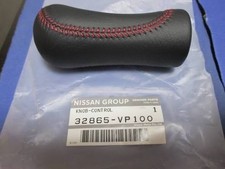 Genuine Nissan 90-96 300zx Fairlady Z32 Red Stitch Shift Knob 32865-vp100
