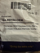 NEW GENUINE OEM LINCOLN MKZ REMOTE SMART KEY FOB 164-R8154