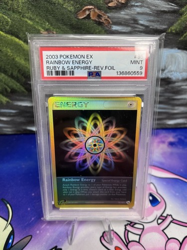 Rainbow Energy graded PSA 9 for sale on eBay