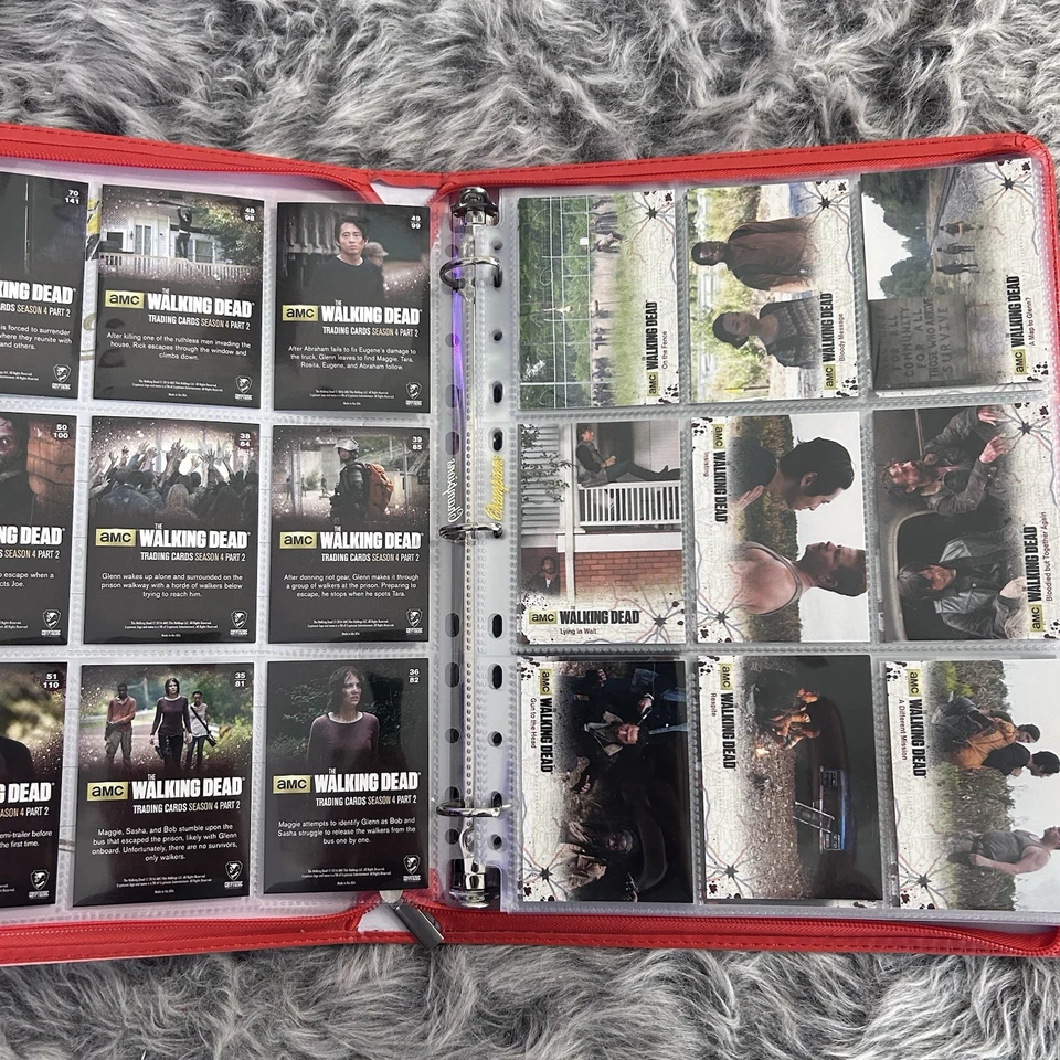 AMC The Walking Dead Season 4 Part 2 Trading Card Bundle – Binder Lot – Topps - Image 3 of 4