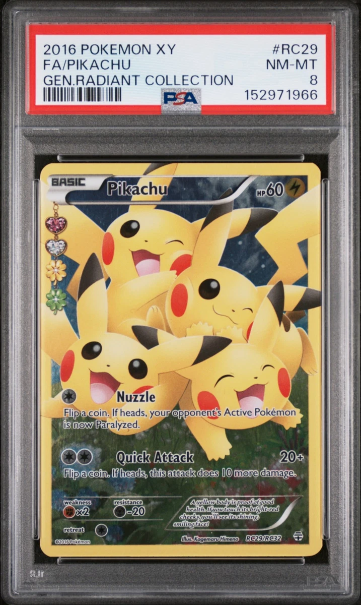 Pikachu Pokémon TCG Generations Ultra Rare Individual Collectible