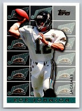1995 Topps - Rob Johnson #459 RC Rookie Jacksonville Jaguars Football Card NFL. rookie card picture