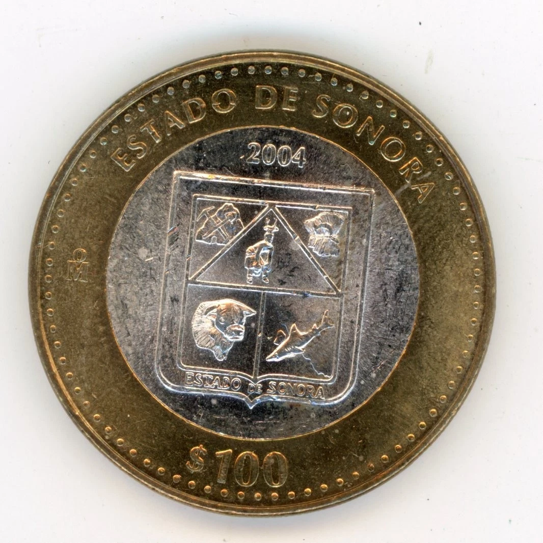 100 Pesos Denomination 2004 Mexican Coins (1905-Now) | Updated Oct