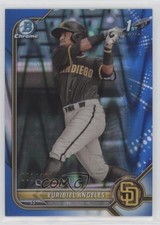 2022 Bowman Chrome Prospects Blue RayWave Refractor 51/150 Euribiel Angeles 0j5i