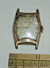 GRUEN VERI-THIN WRISTWATCH 17 JEWEL GOLD FILLED DECO 1940s