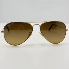 Ray Ban Sunglasses RB 3025 001/M2 Polarized Aviator Large Metal 58-14 Read Desc